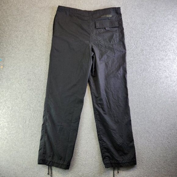 Lauren Ralph Lauren Pants Womens Small Black Drawstring Ankles Hidden Button Fly - Picture 6 of 16